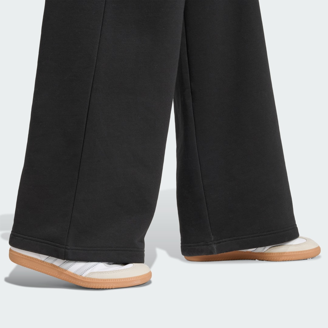 Adidas Essentials Wide Leg Fleece Broek