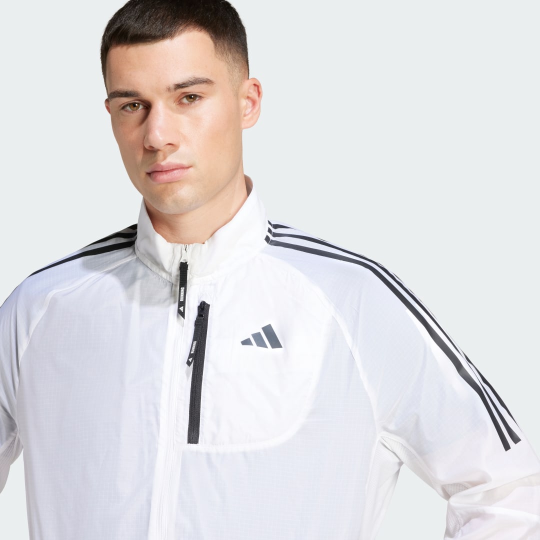 Adidas Own the Run 3-Stripes Opvouwbaar Jack