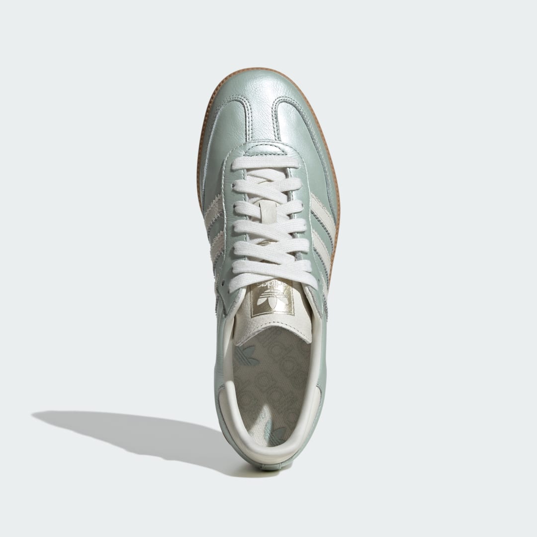 Adidas Samba sneaker Linen Green Met. / Off White / Cyber Metallic