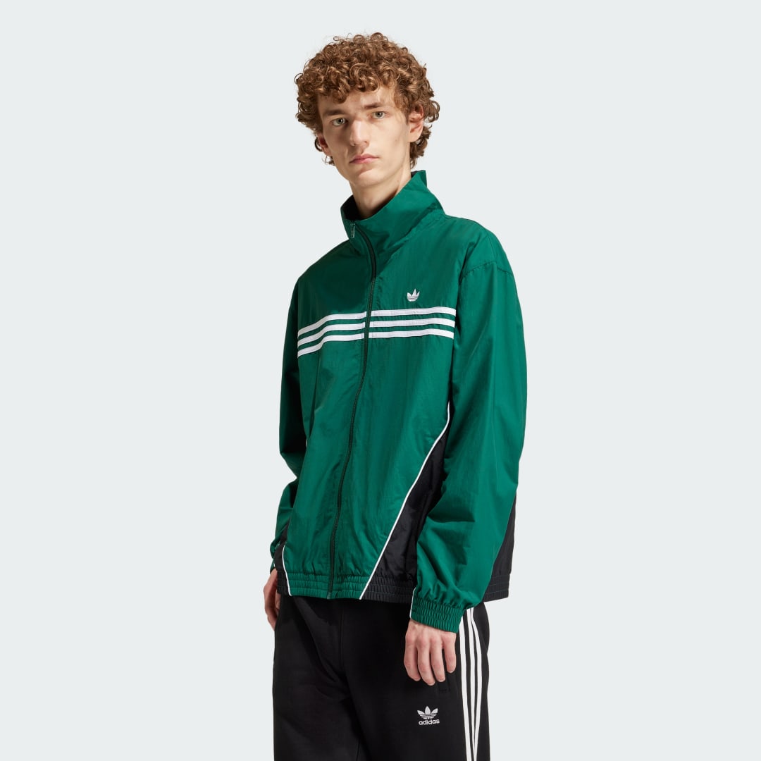 Image of adidas Flames Jacket Green S - Men Lifestyle Jackets