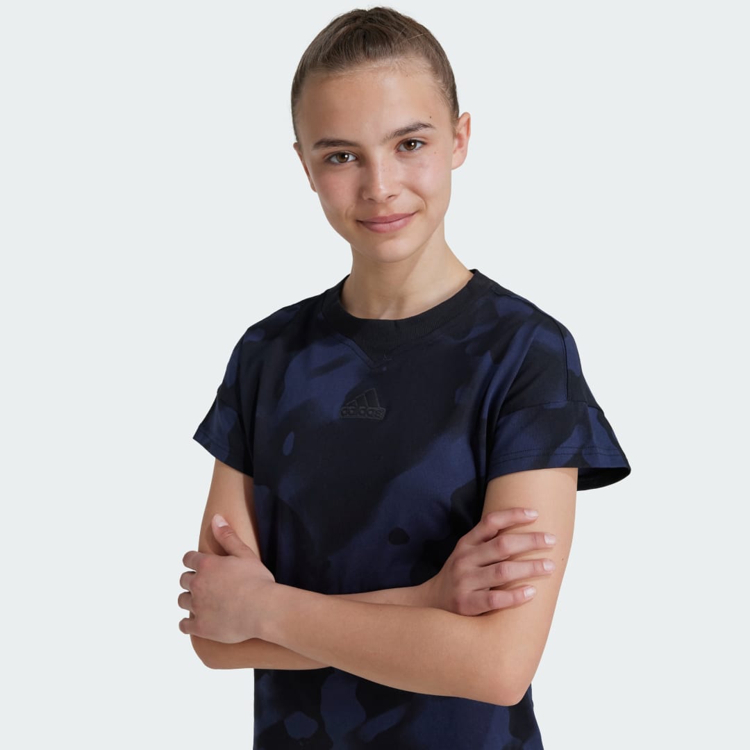 Adidas Future Icons Camo Printed T-Shirt Kids