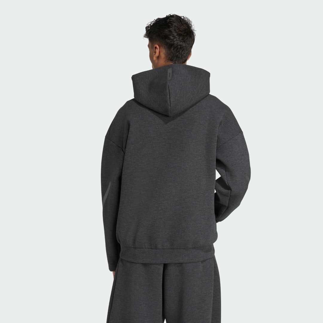adidas Z.N.E. Sweat shirt à capuche premium avec zip sur toute la longueur - vue 2