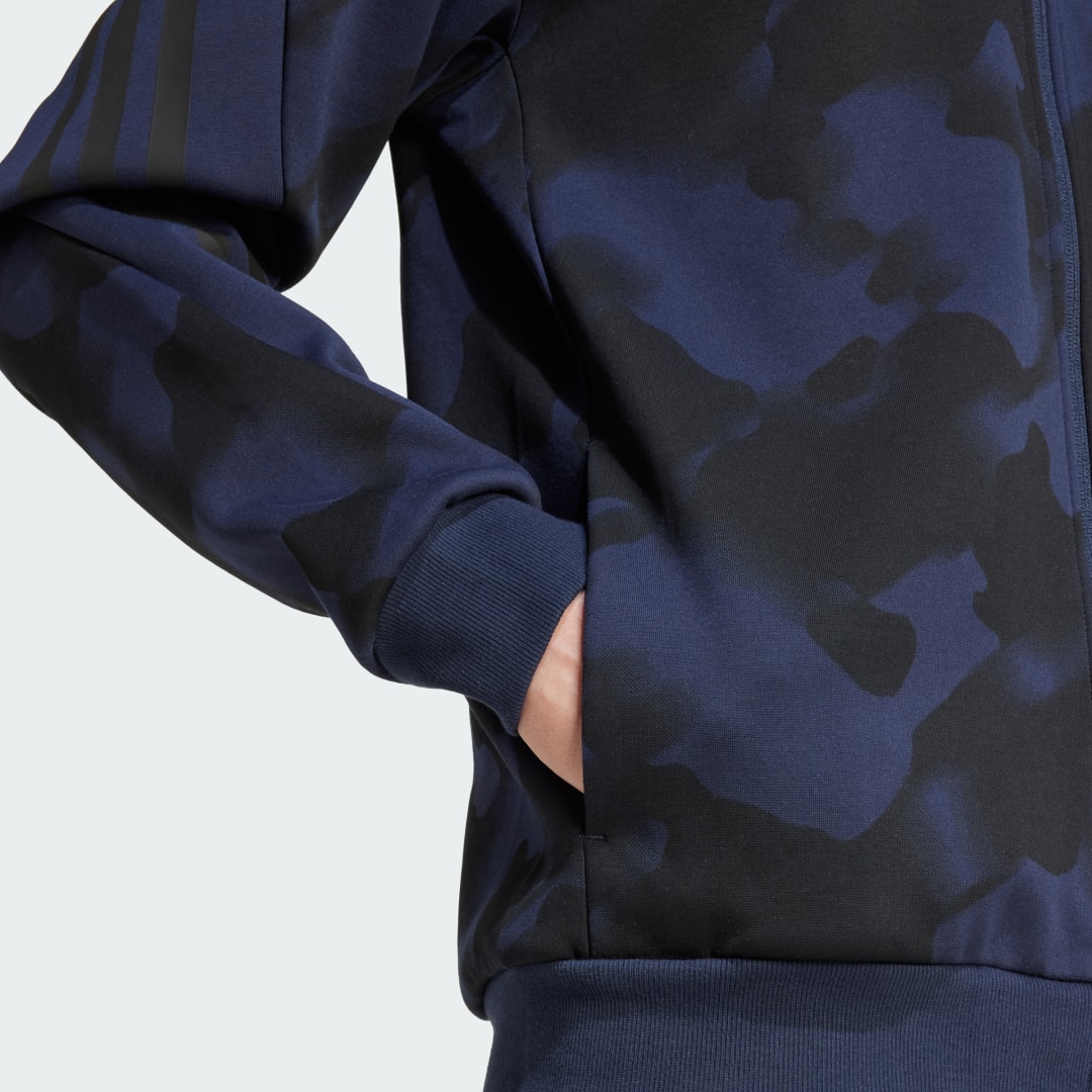 Adidas Future Icons 3-Stripes Allover Print Ritshoodie