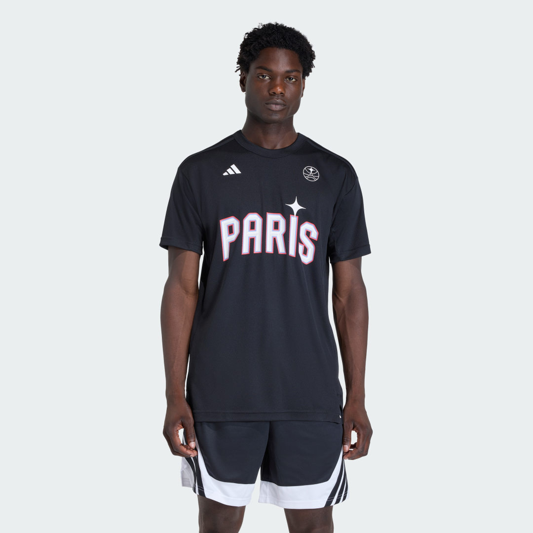 MAILLOT D’ÉCHAUFFEMENT MANCHES COURTES PARIS BASKETBALL HOMMES