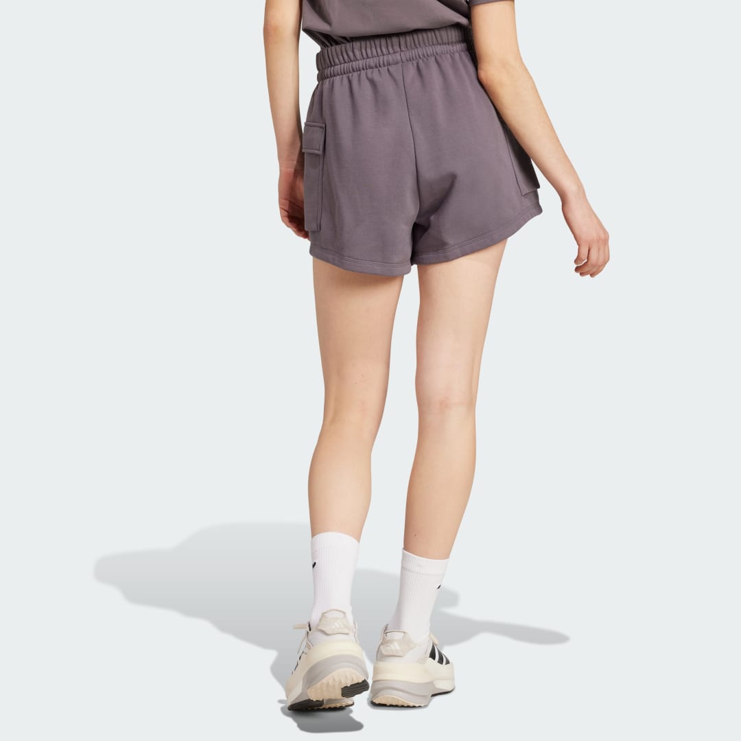 Adidas Essentials Small Logo French Terry Cargo Short