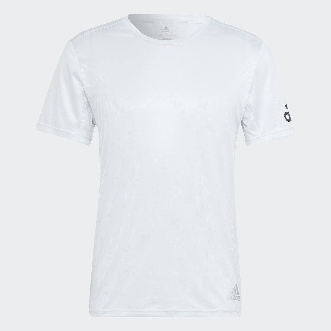 

adidas Playera Run It Hombre, Blanco
