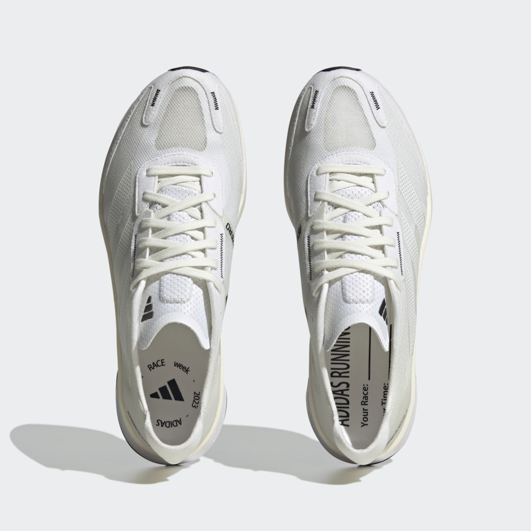 

adidas Tenis Adizero Boston 11 Unisex, Non dyed/blanco/negro