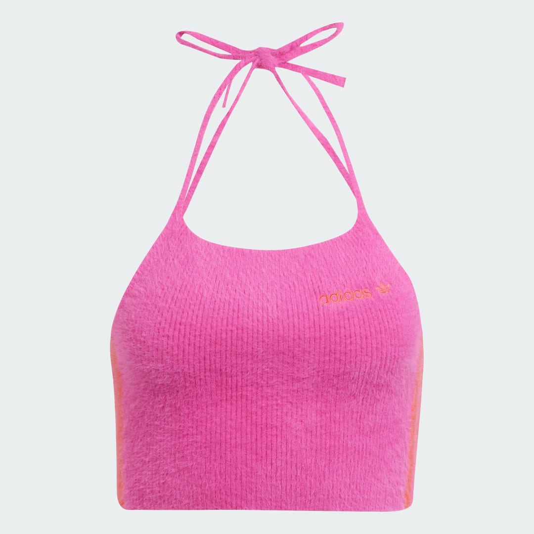 Haut Fluffy Knitted Halter - vue 4