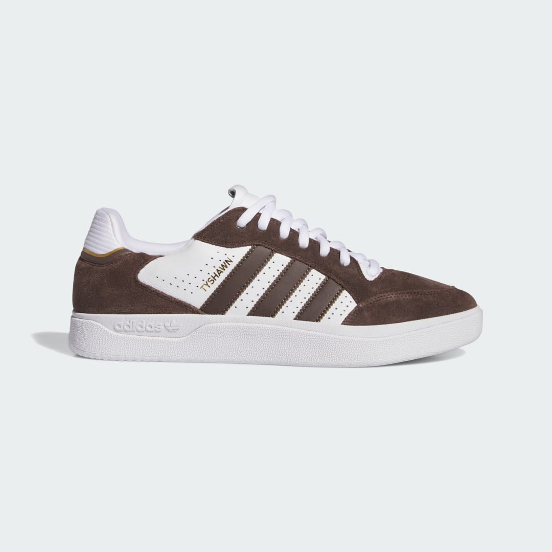 Image of adidas Tyshawn Low Shoes Brown 8 - Men Skateboarding High Tops