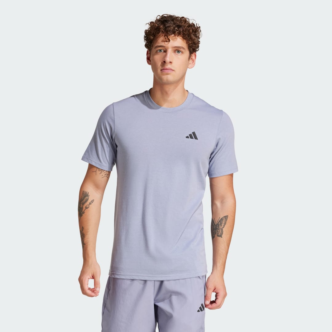 Adidas Train Essentials Feelready Training T-shirt Paars- Heren Paars