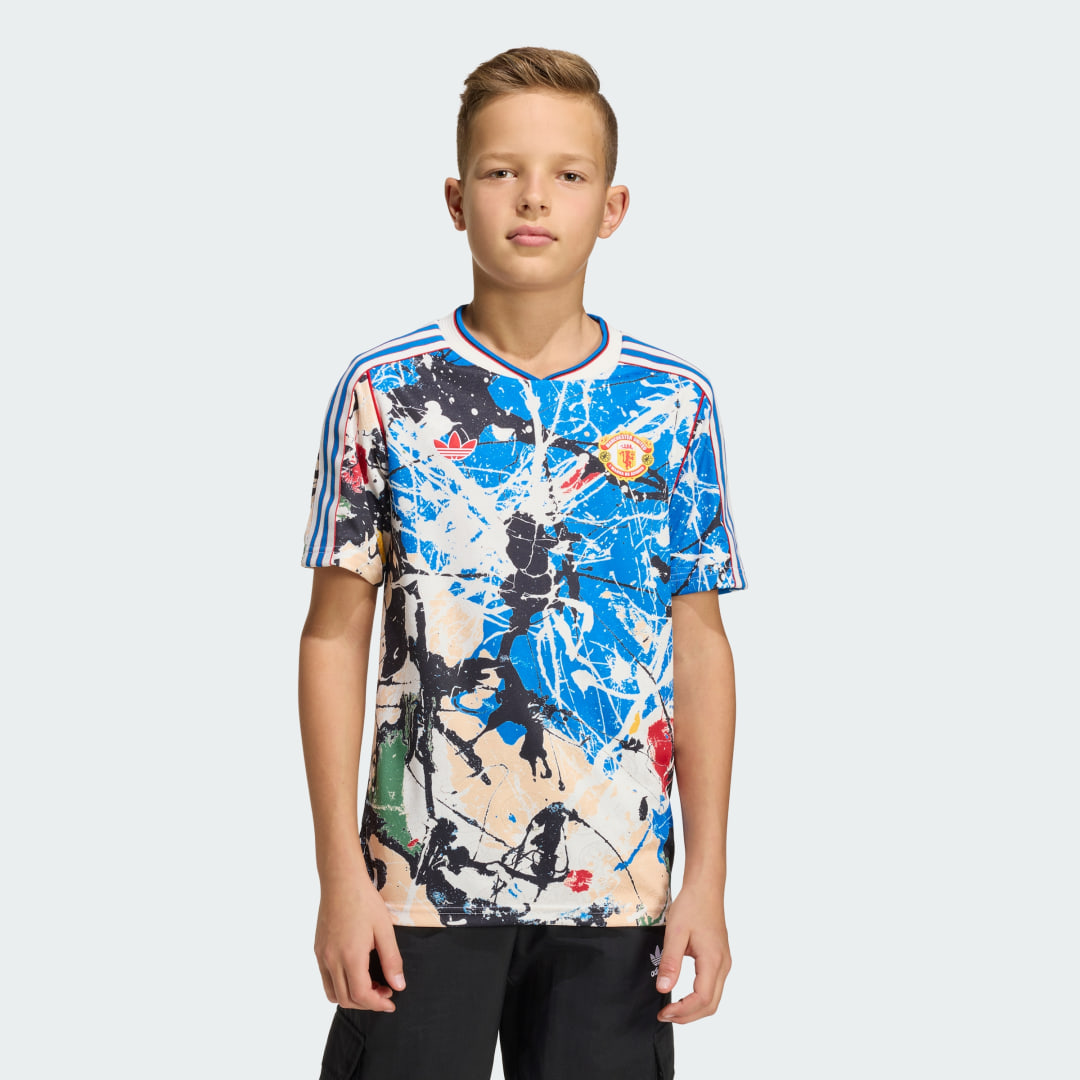 Thumbnail - Manchester United Stone Roses Kids Trikot