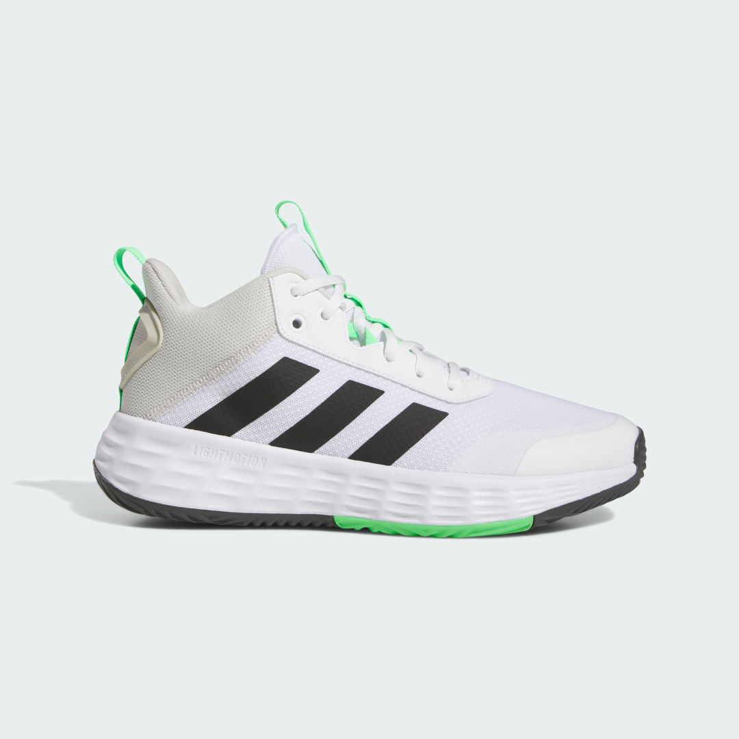 Image of adidas Ownthegame Shoes Cloud White 9 - Men Basketball,Lifestyle High Tops