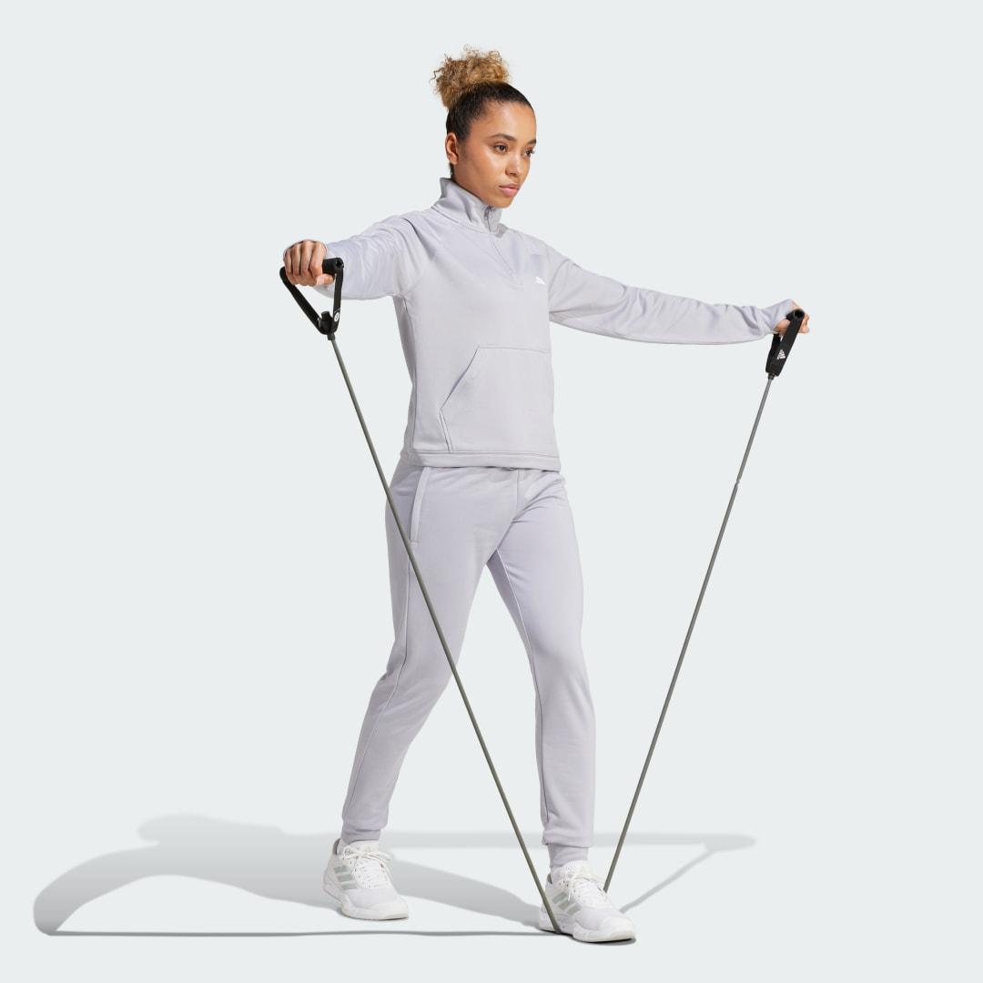 Adidas AEROREADY Game and Go Regular Tapered Fleece Broek