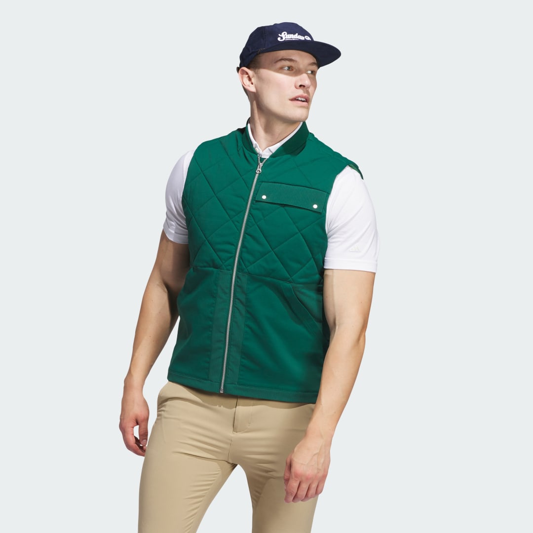 Adidas Go-To Quilted DWR Bodywarmer met Rits