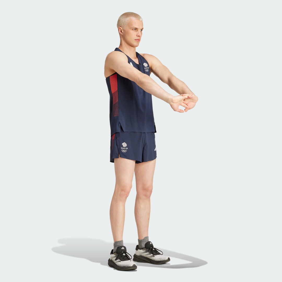 Adidas Team GB Adizero Running 3-Inch Split Short