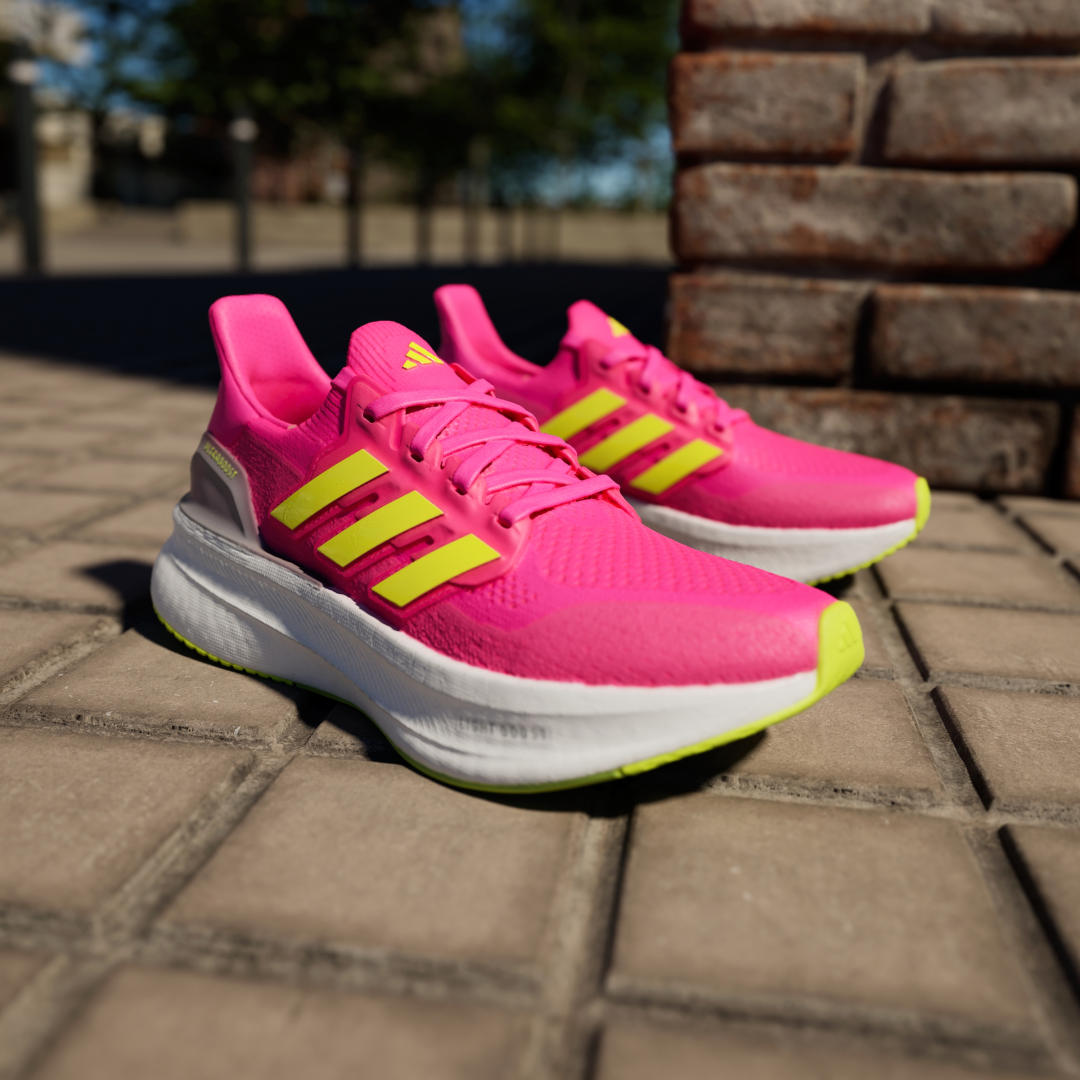 

adidas Tenis Ultraboost 5 Mujer, Lucid rosa/lucid lemon/pulse magenta