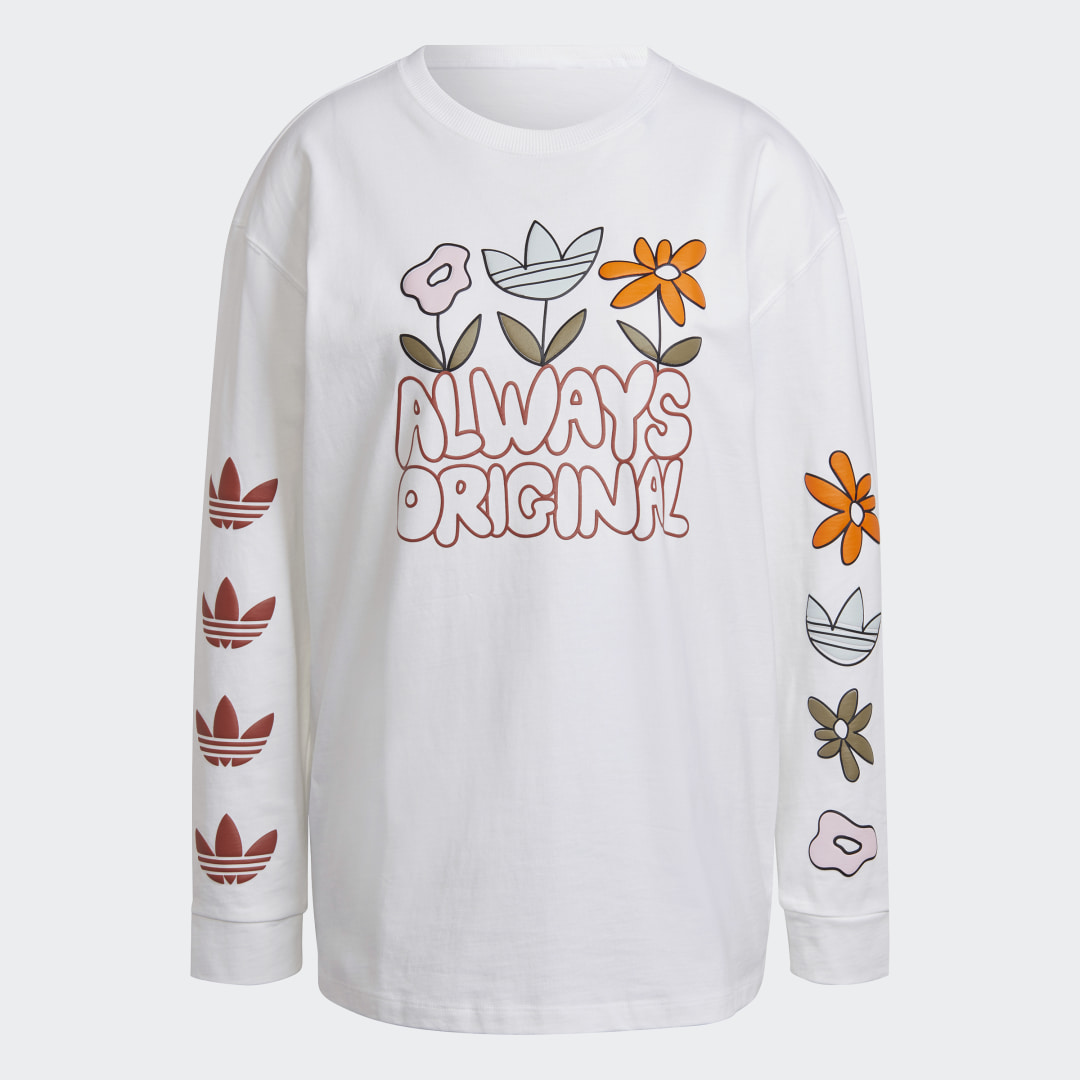 фото Лонгслив always original graphic adidas originals