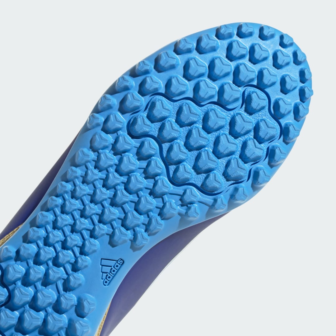 

adidas Calzado de Fútbol X Crazyfast Messi Club Pasto Sintético Niño, Lucid azul/azul burst/blanco