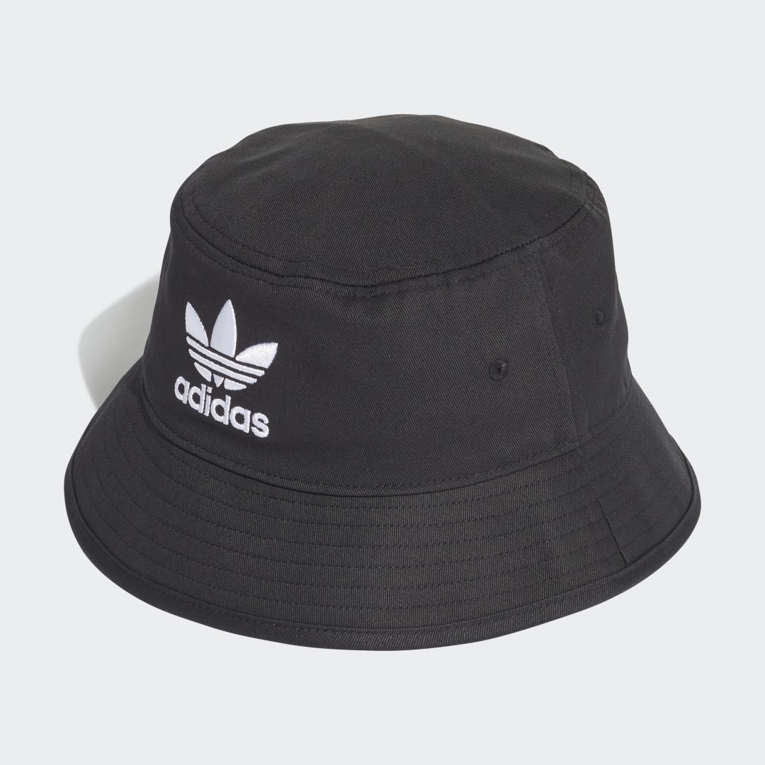 Image of adidas Trefoil Bucket Hat Black S/M - Lifestyle Hats