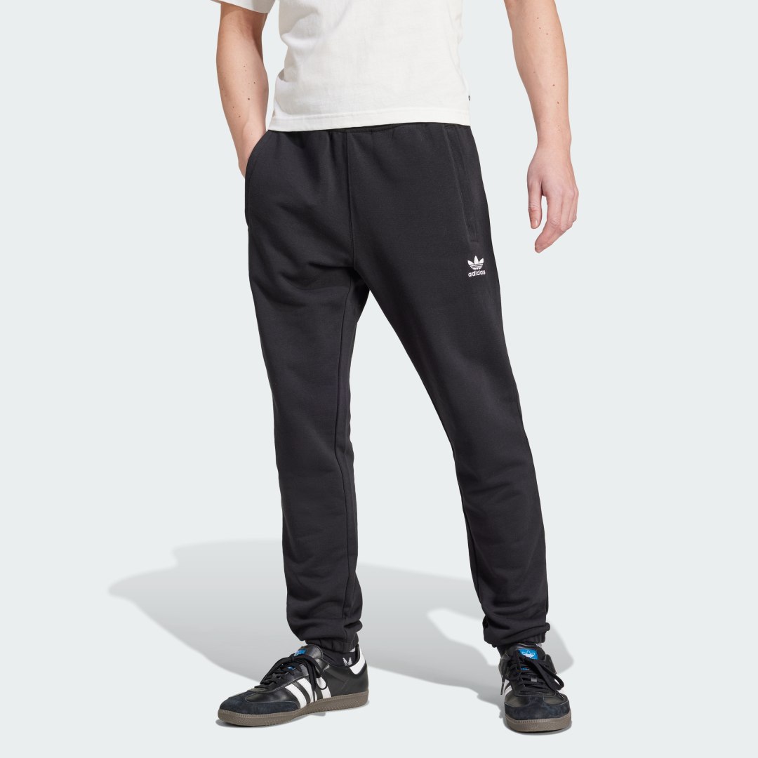 Adidas Essentials Trifolio Lange broek Black Heren