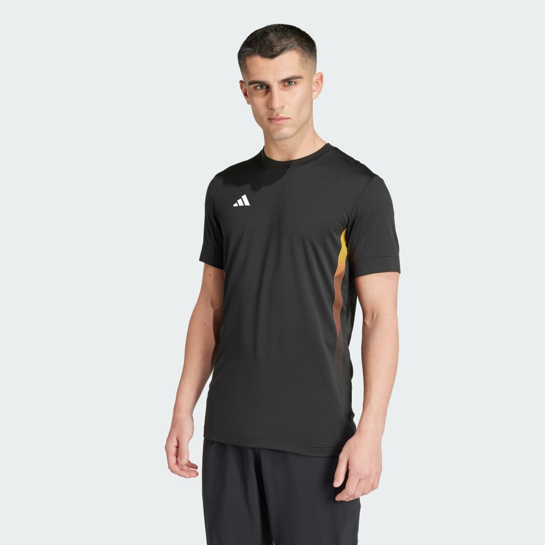 

adidas Polera de Tenis Freelift Polera de Tenis Freelift Hombre  - Hombre Tenis, Negro