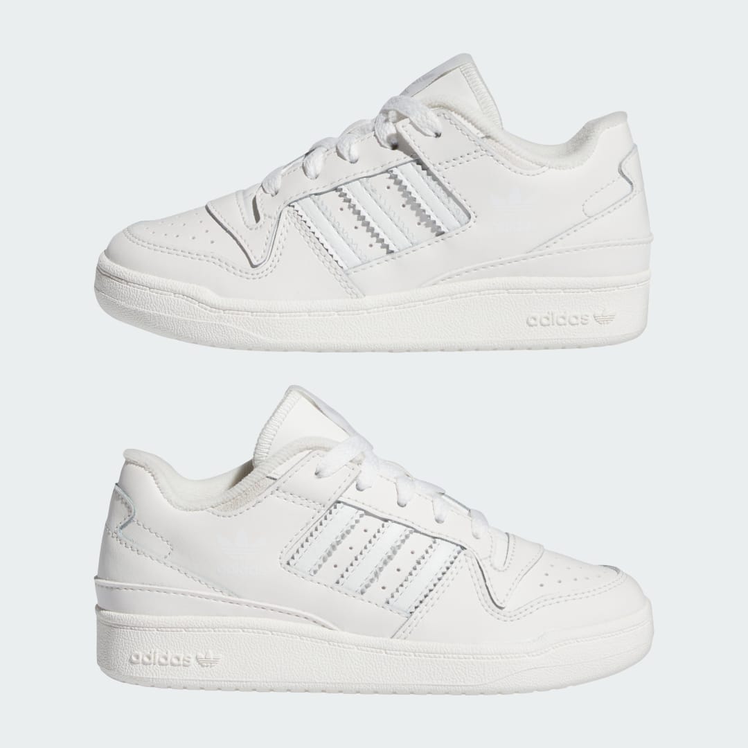 

adidas Tenis Forum Low CL Niños, Core blanco/blanco/gris one
