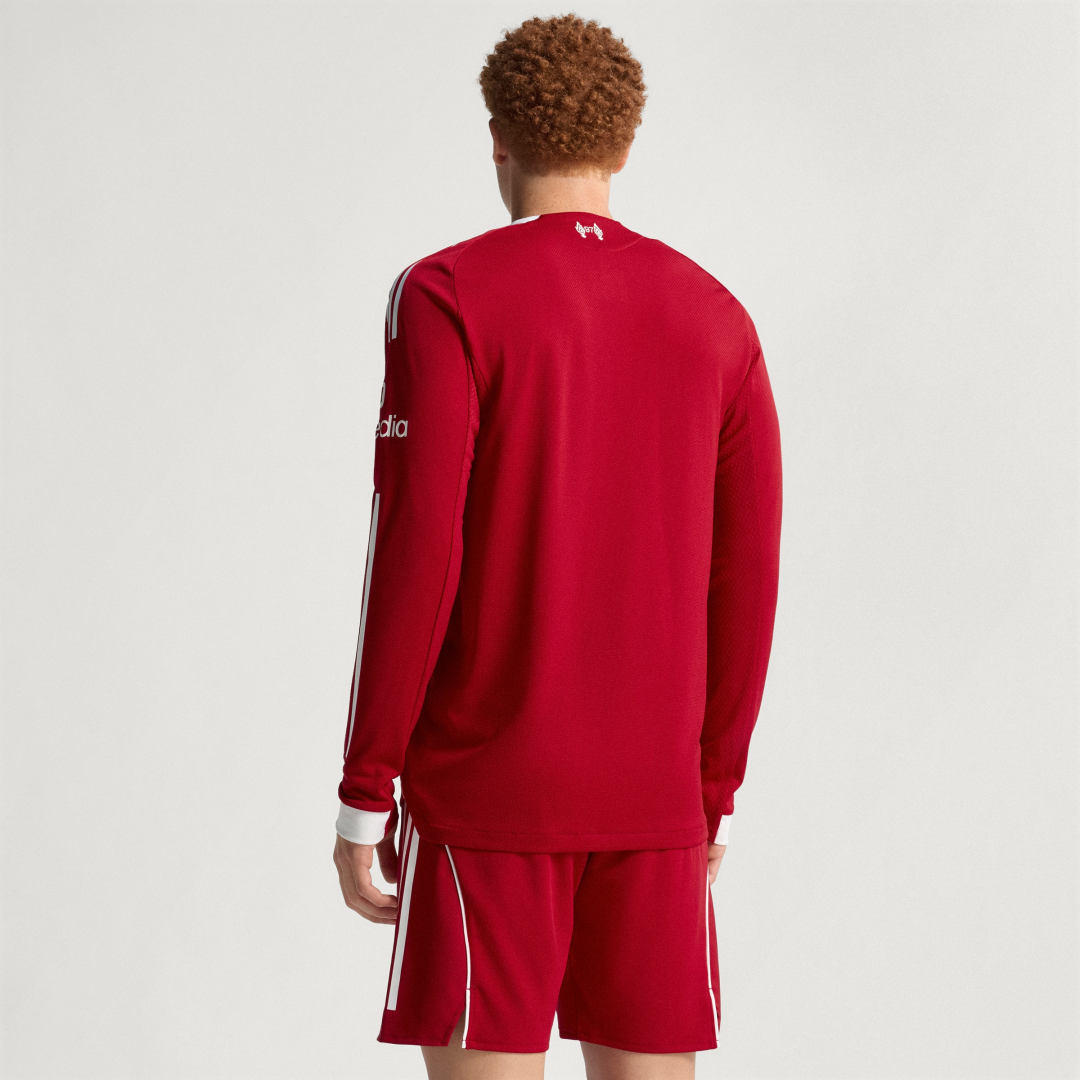 Adidas Liverpool FC 25 26 Authentiek Longsleeve Thuisshirt