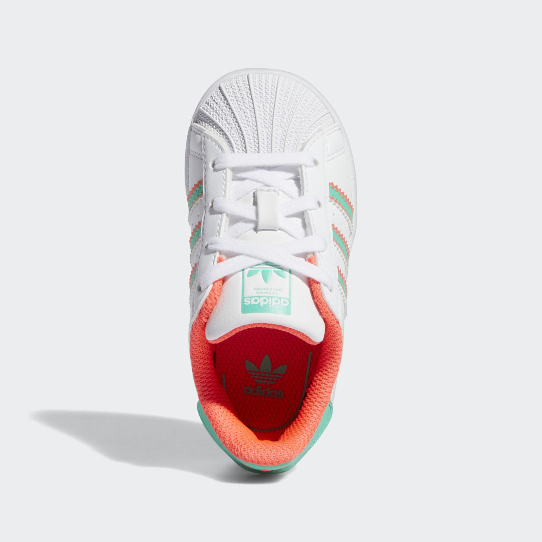 Adidas Superstar sneaker Cloud White / Hi-Res Green / Turbo