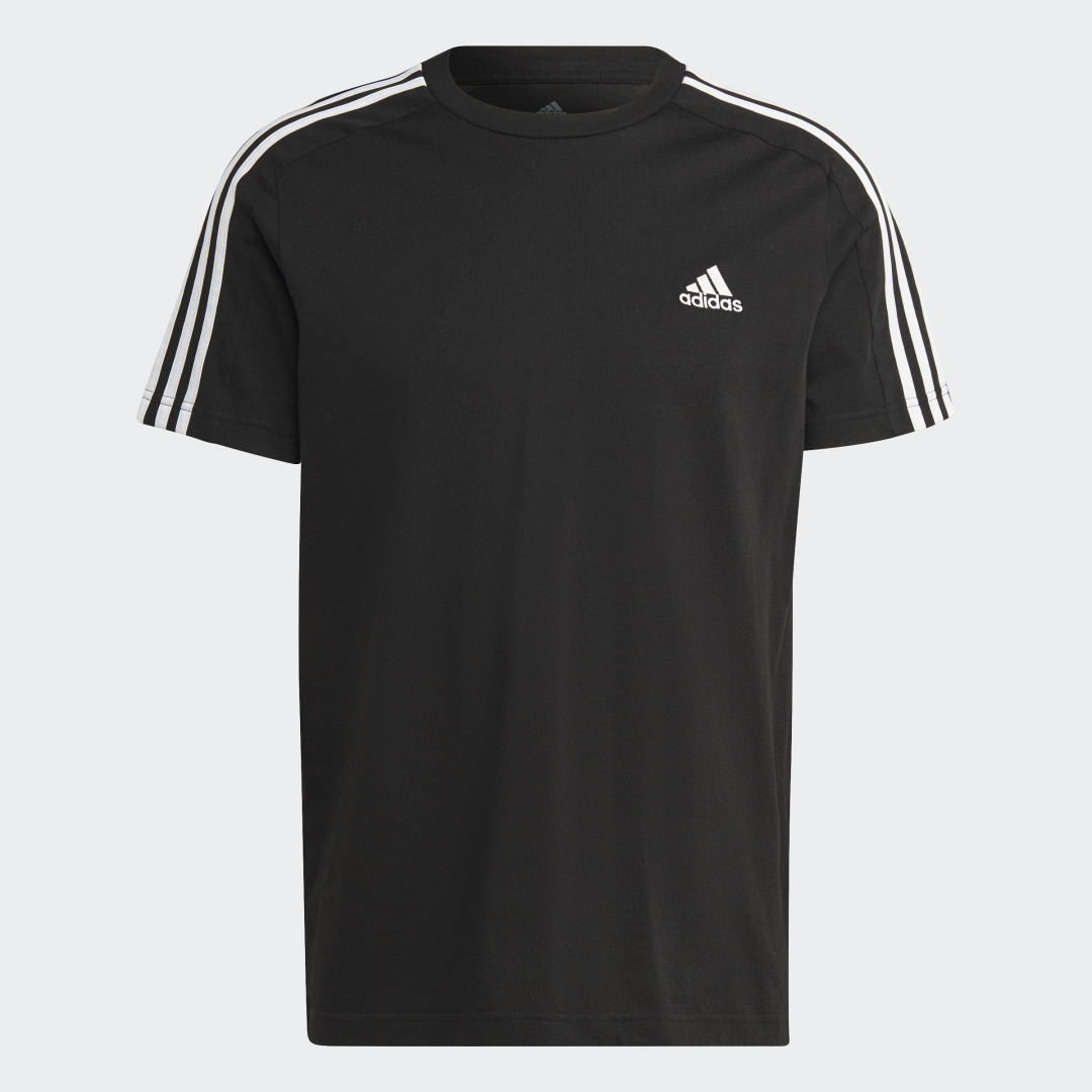 Image of T-shirt Essentials Single Jersey 3-Stripes cod002
