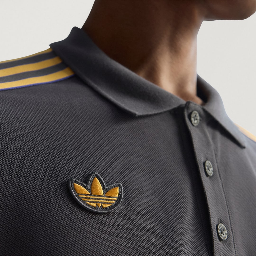 Adidas Manchester United Terrace Icons Poloshirt met Lange Mouwen