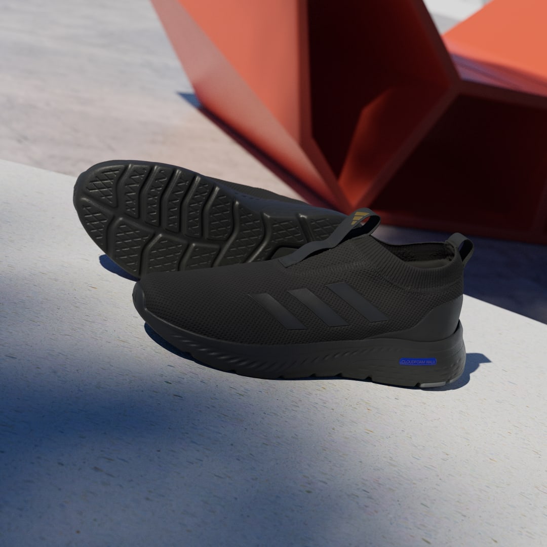 Adidas Cloudfoam sneaker Core Black / Core Black / Lucid Blue