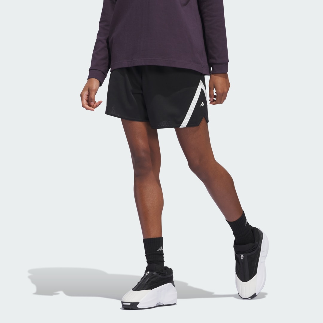 Image of adidas Select Basketball Shorts Black XS - Women Basketball Shorts