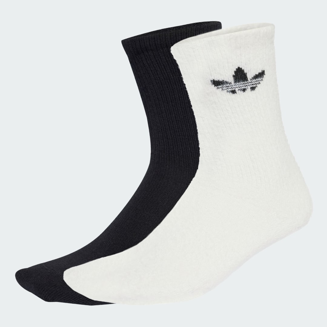 Chaussettes mi mollet pelucheuses 2 paires