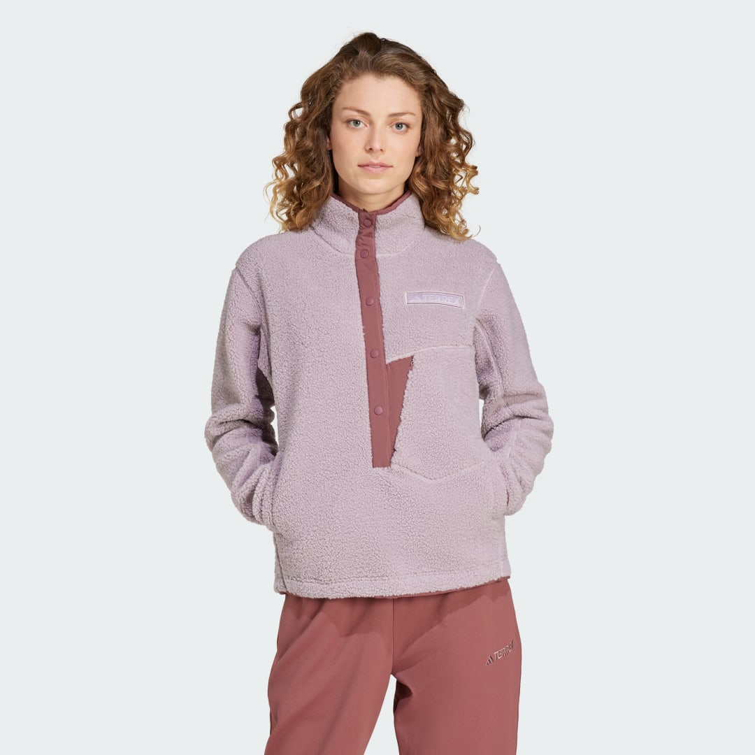 Image of Felpa Terrex Xploric High Pile Fleece Pullover cod002