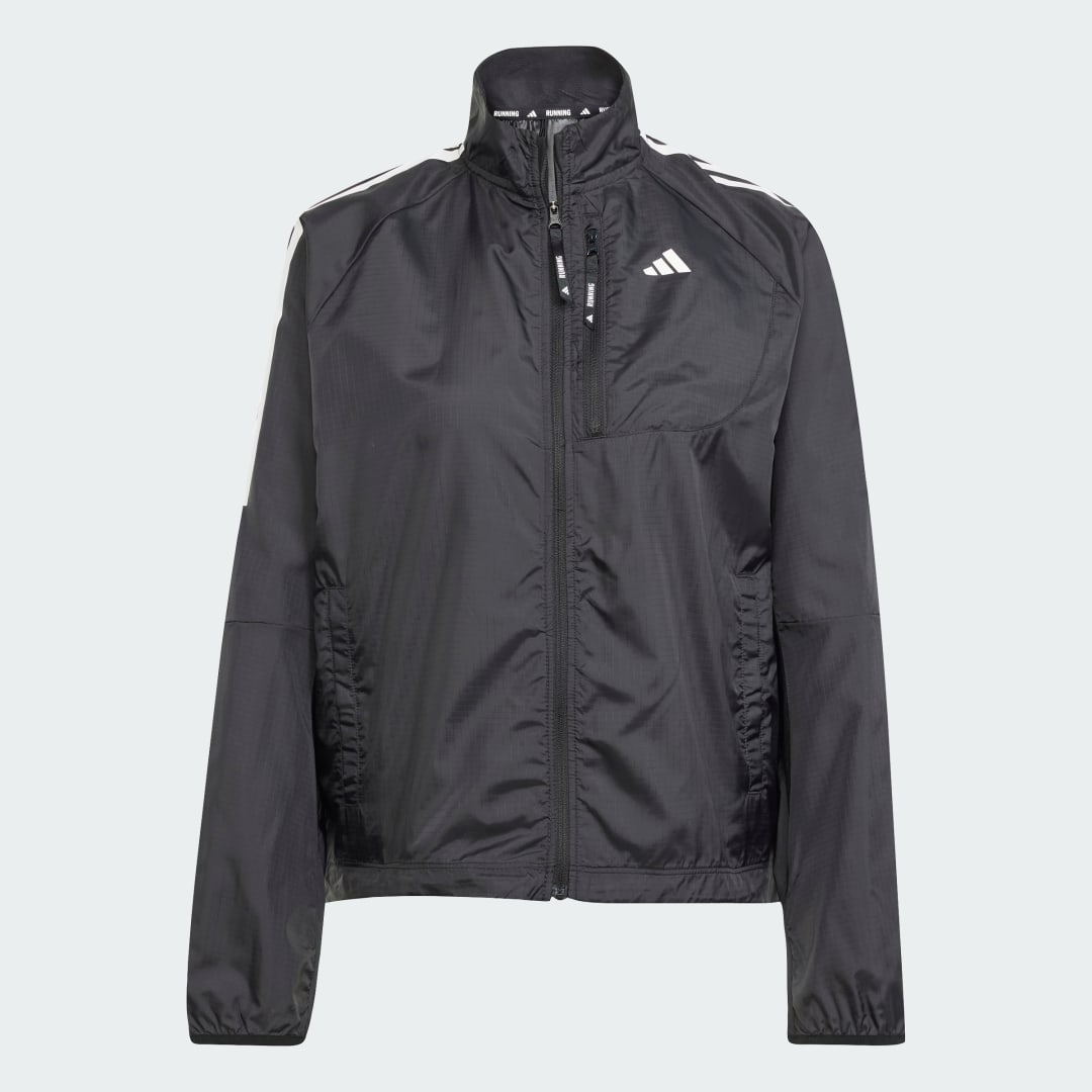 Own the Run 3 Stripes Packable Jacket - vue 4