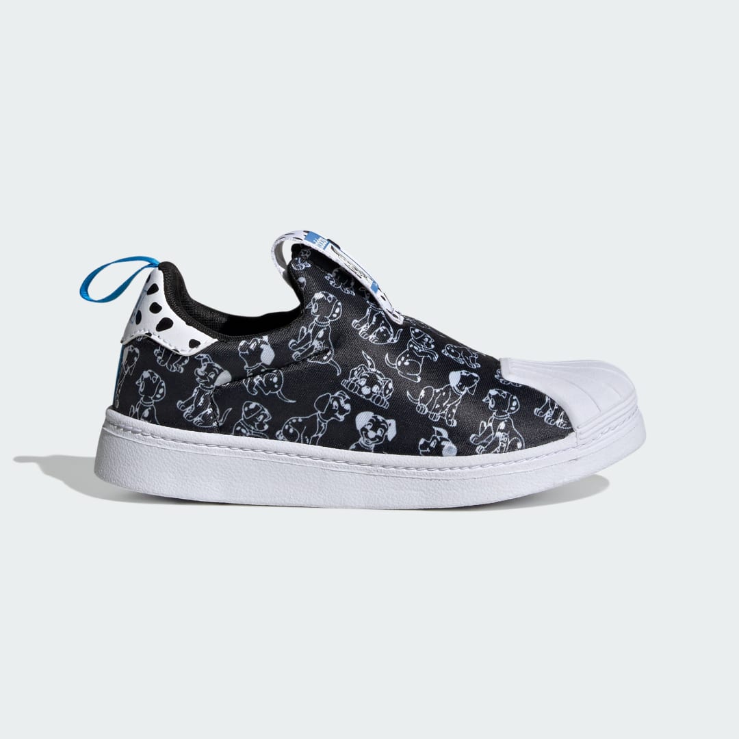 Adidas Originals X Disney 101 Dalmatiërs Superstar 360 Kids Core Black / Cloud White / Bright Blue