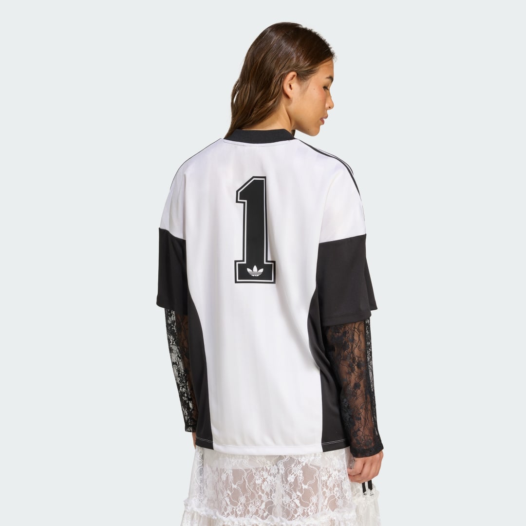 Thumbnail - adidas Originals langärmeliges Jersey mit Spitze