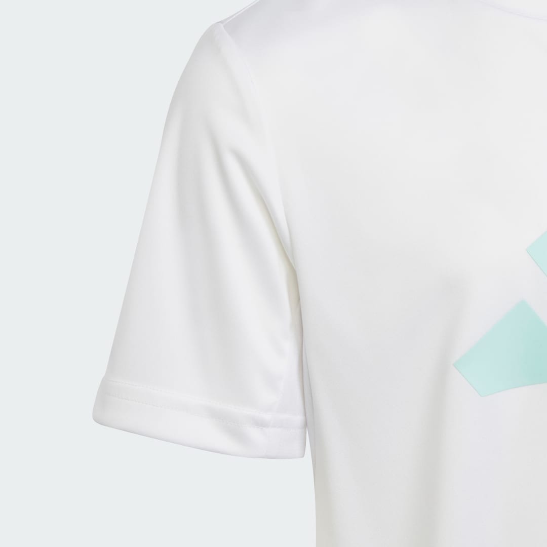 

adidas Camiseta Train Essentials AEROREADY Logo Ajuste Clásico Niño, Blanco