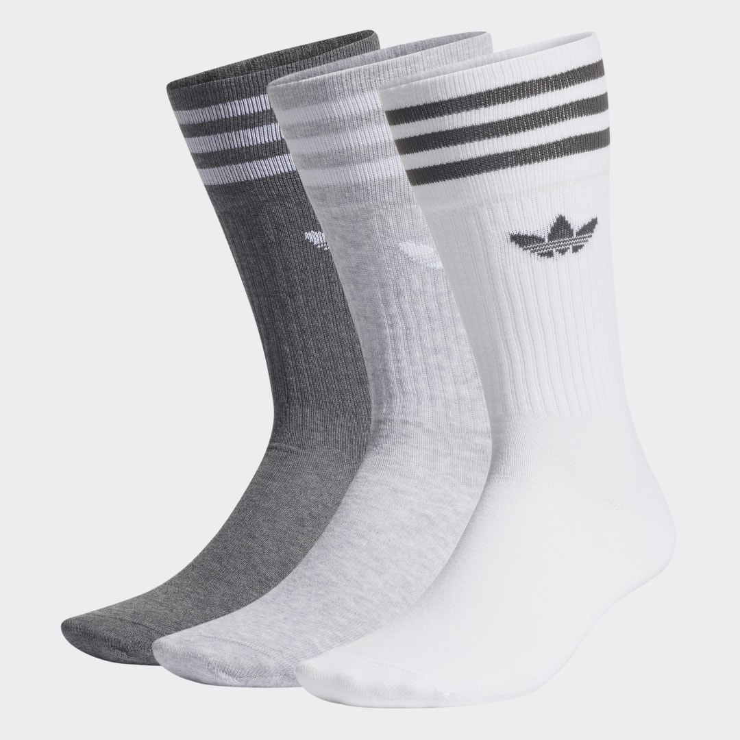 

adidas Medias largas Solid 3 Pares (UNISEX) Unisex, Blanco