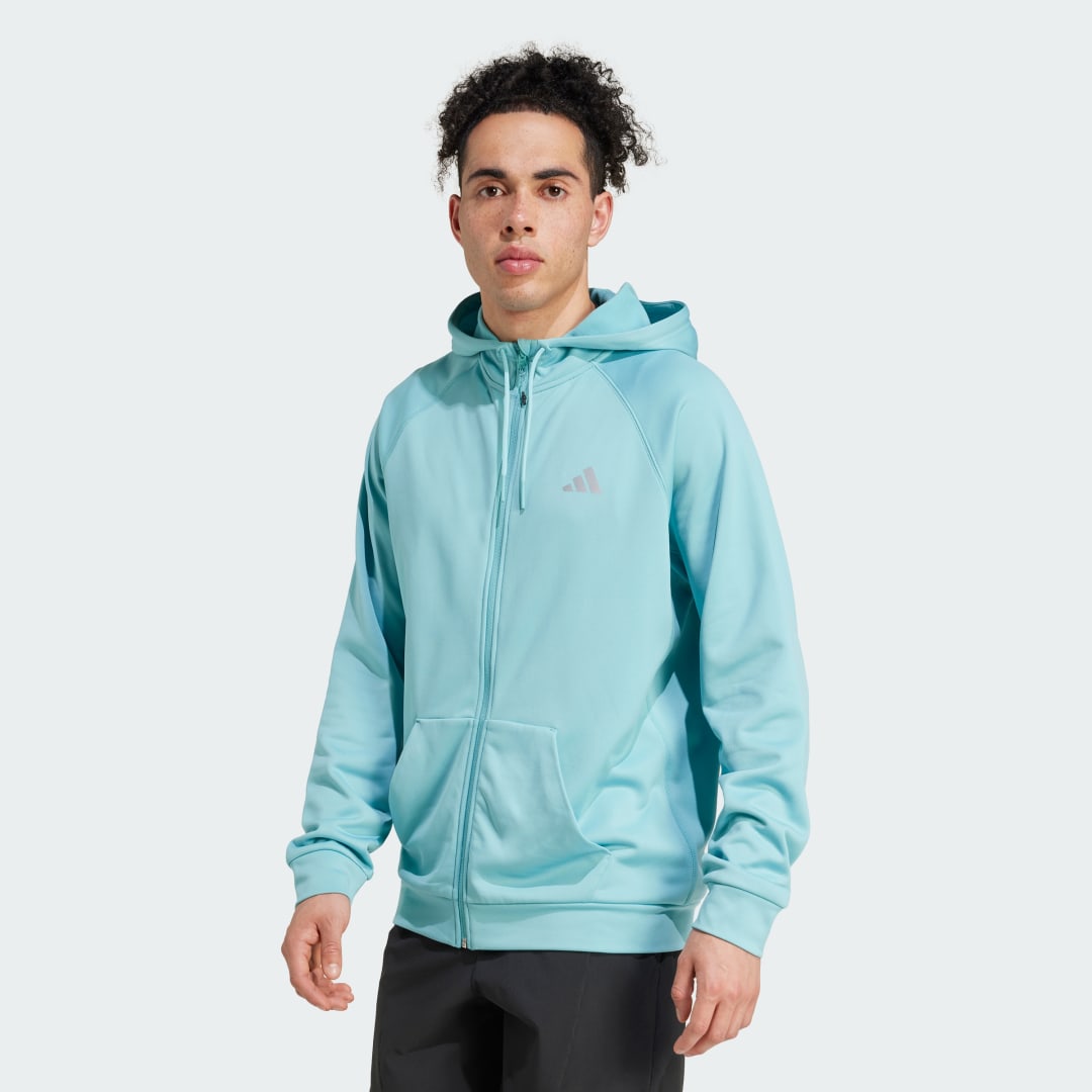 Adidas Game and Go Training Big Logo 3-Stripes Ritshoodie