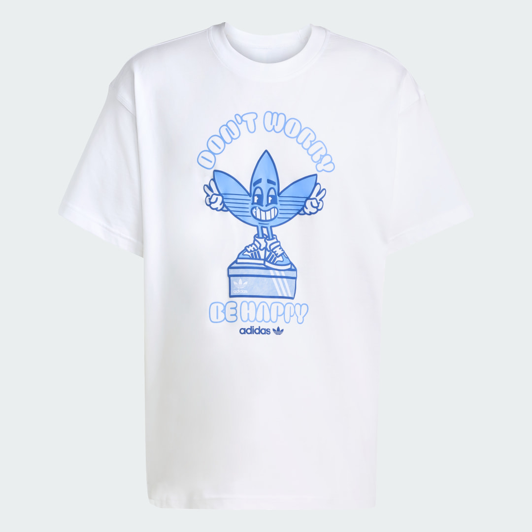 Adidas SMILE TREFFY T Graphic T-shirt (Korte Mouw)