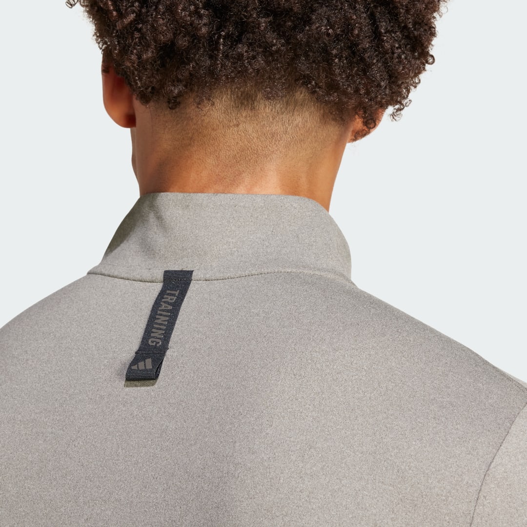 Adidas Workout Longsleeve met Halflange Rits