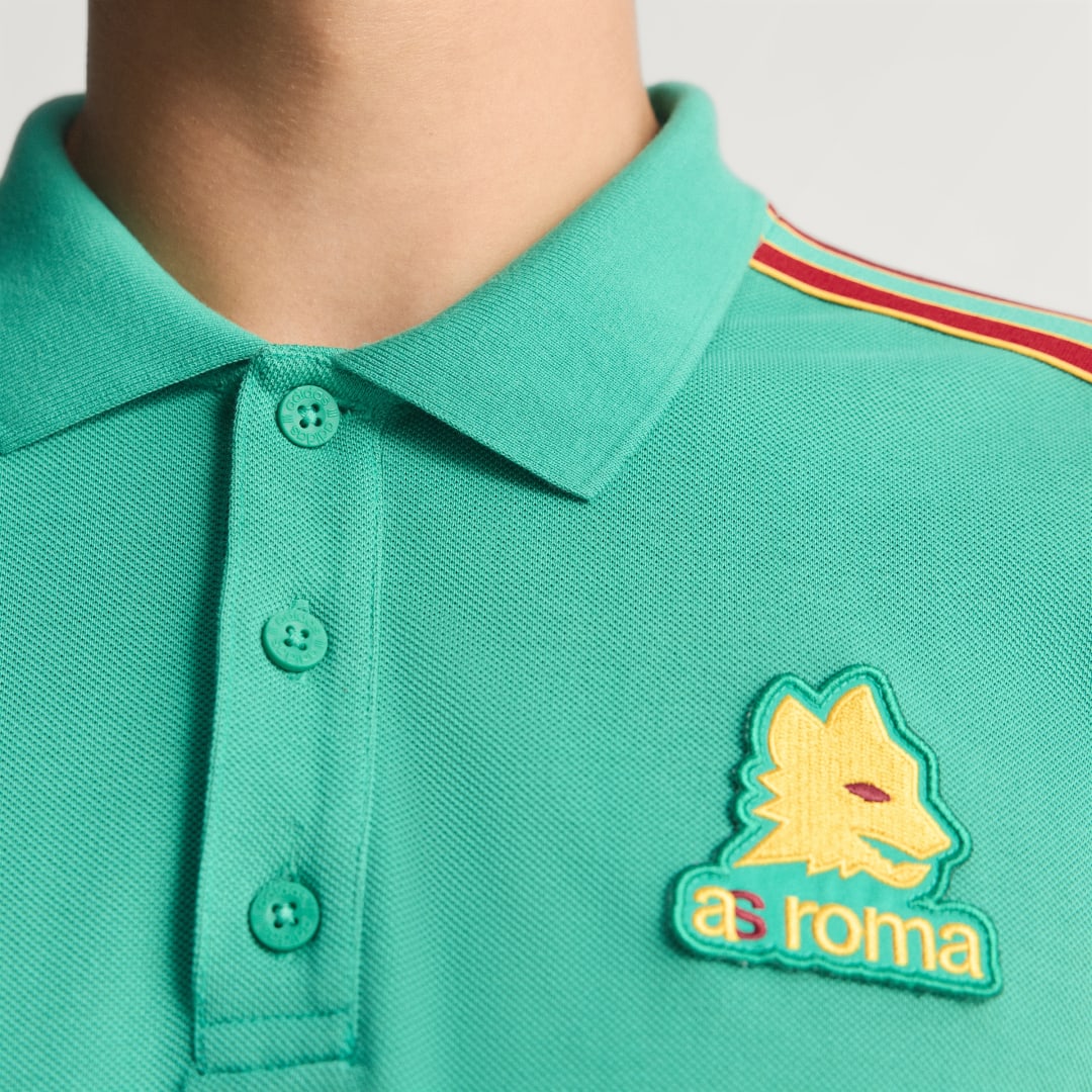 Thumbnail - AS Rom Terrace Icons langärmeliges Poloshirt