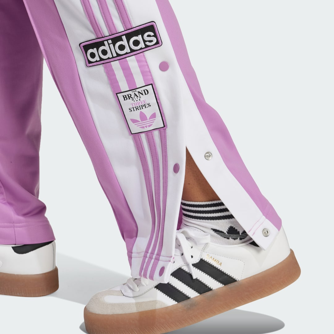 Adidas Originals Paarse Sportieve Adibreak Broek Purple Dames Kledingwinkel