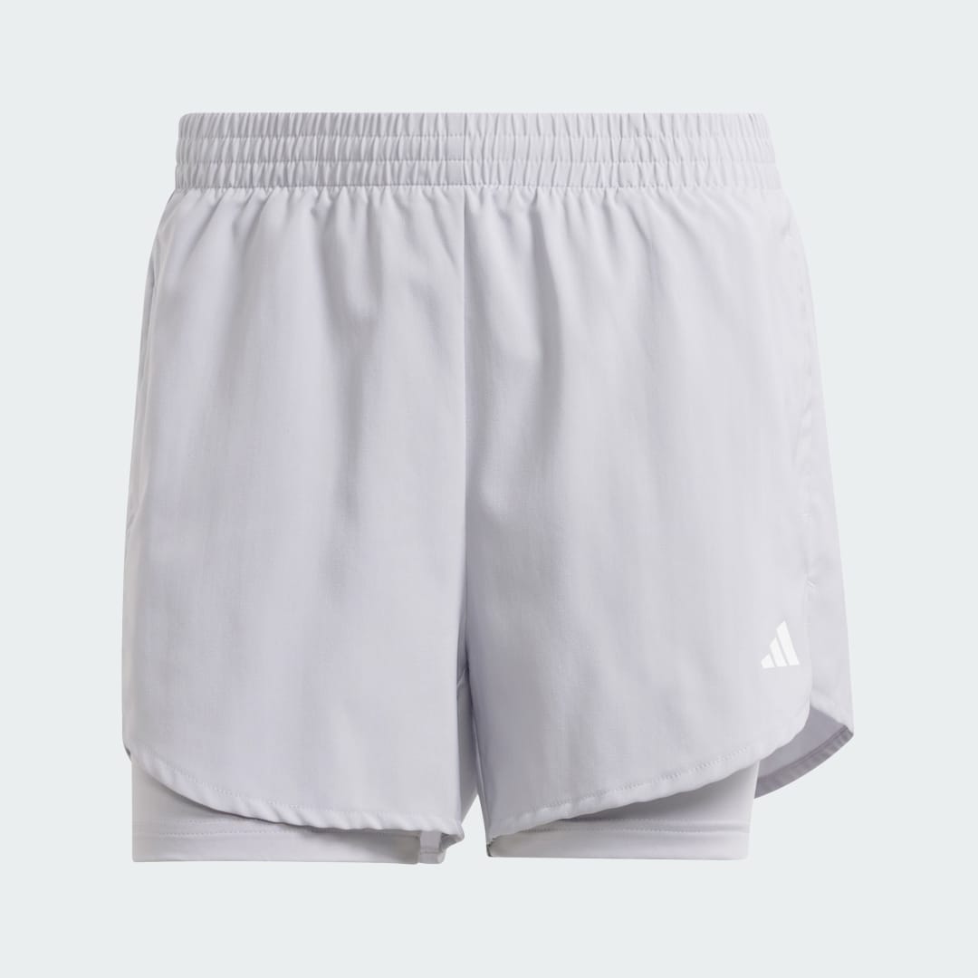 

adidas Shorts Aeroready 2 en 1 Mujer, Glory gris