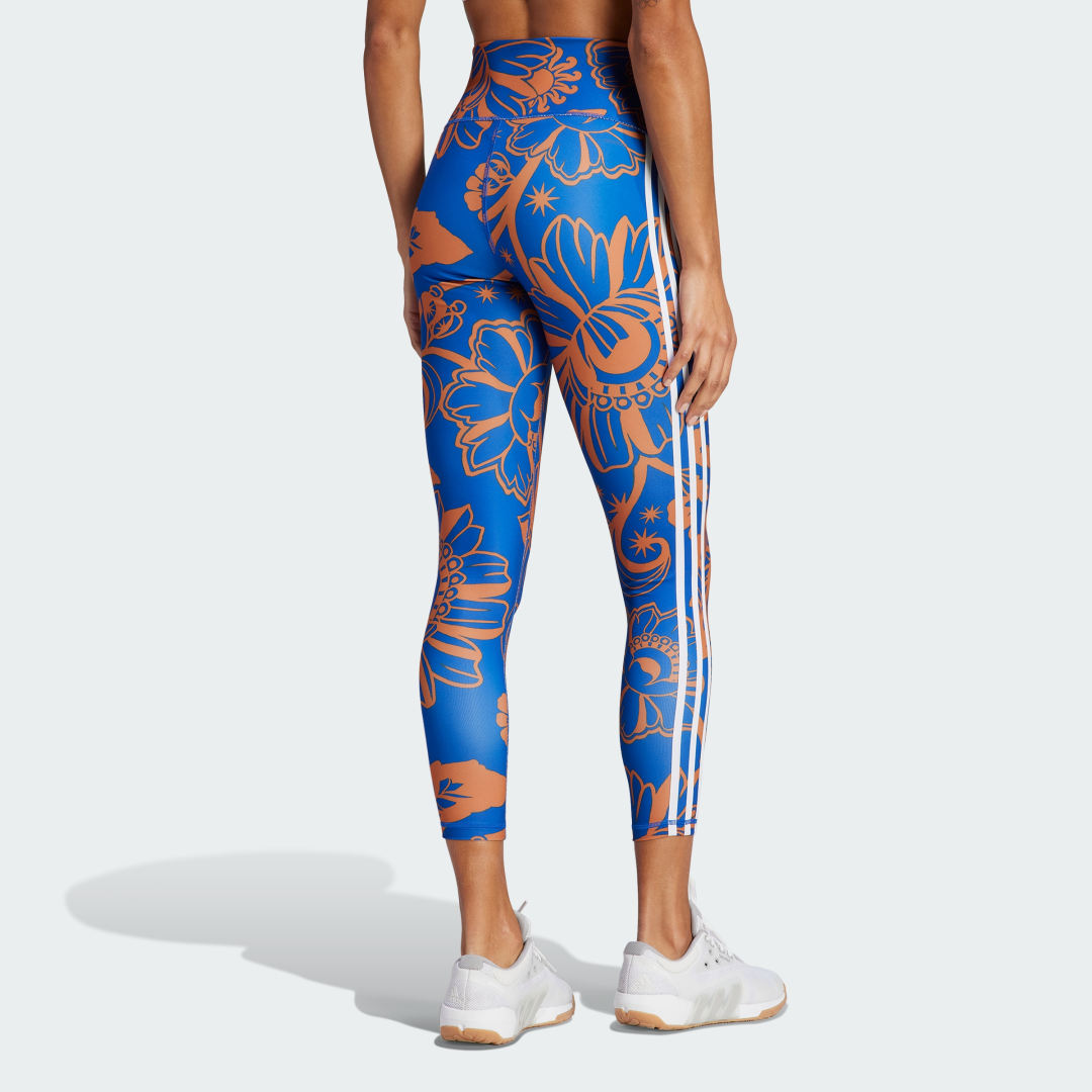

adidas Adidas x Farm Rio 7/8 Leggings Mujer, Royal azul/tech copper