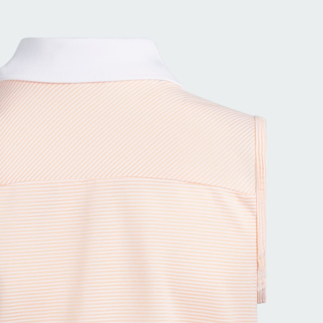 Adidas Ottoman Striped Mouwloos Poloshirt Kids