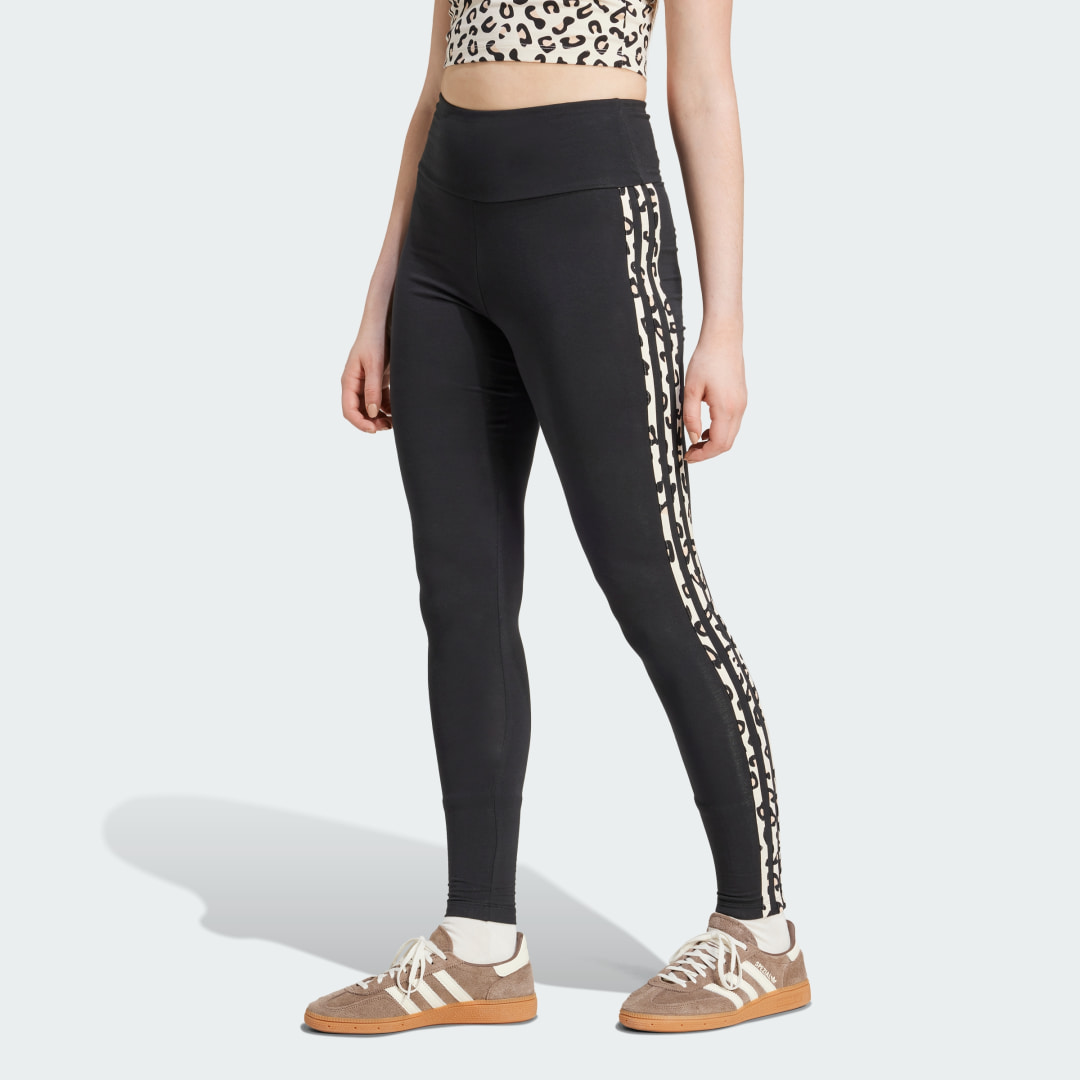 Adidas Originals Super skinny fit legging met contraststrepen