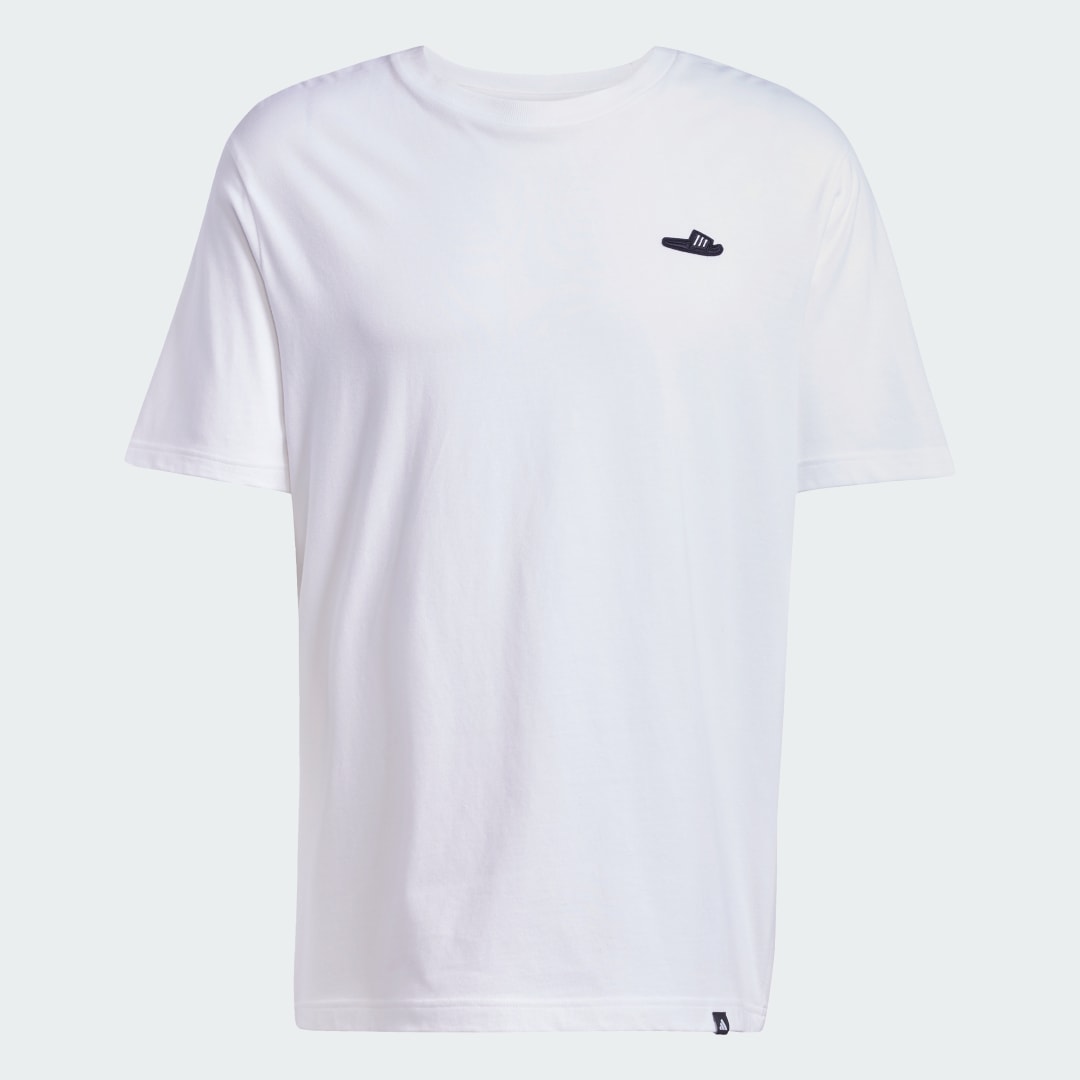 adidas Homme Lounge Slide Graphic T Shirt - vue 5