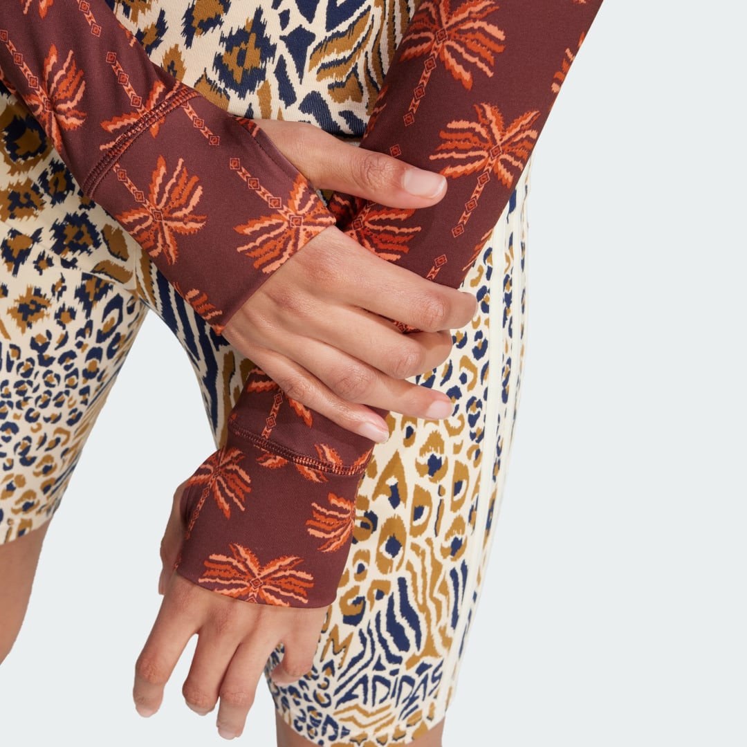 Adidas x FARM Rio Body Leotard met Lange Mouwen